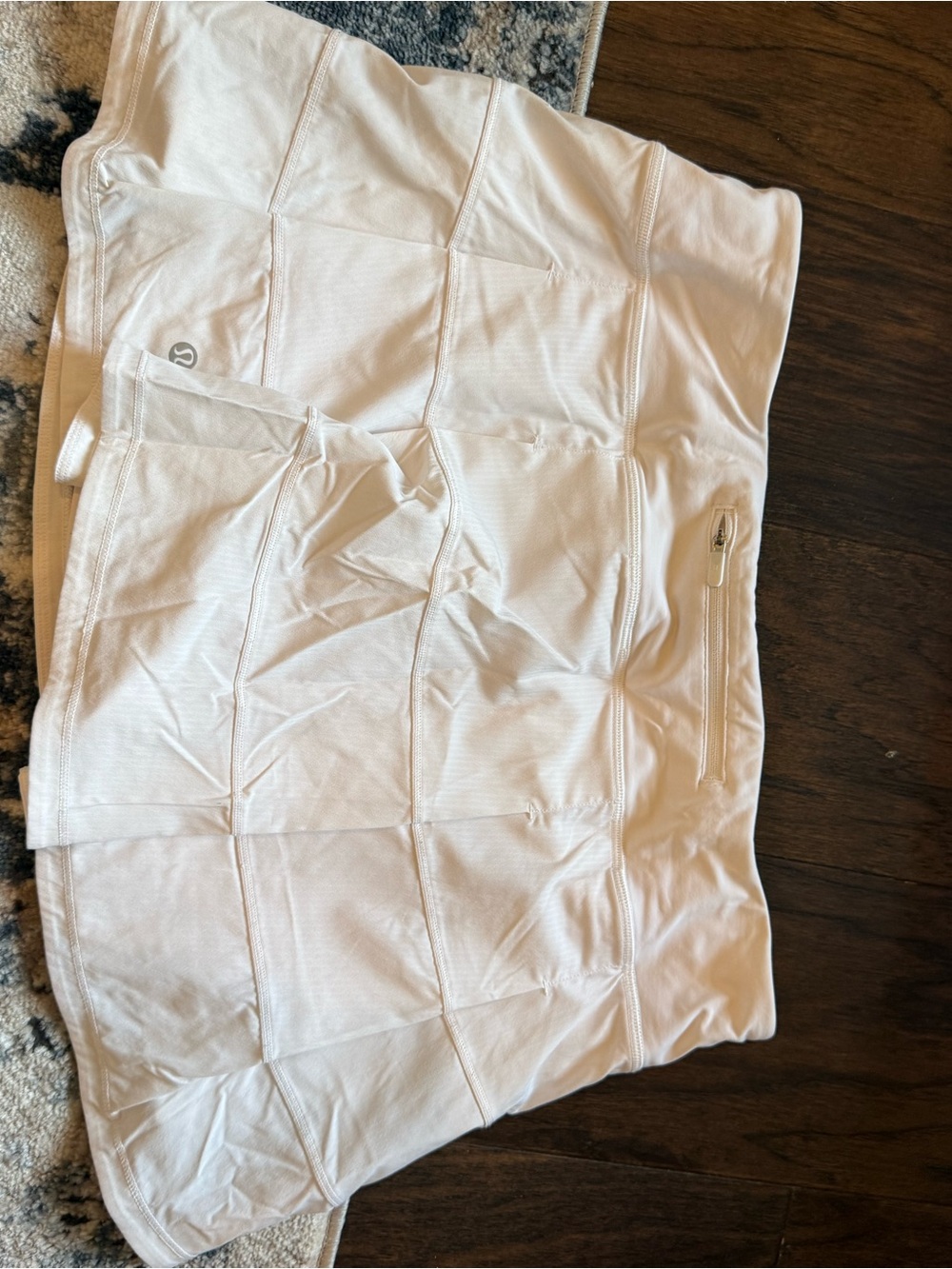 lululemon athletica White Athletic Skort with Inner Short Liner